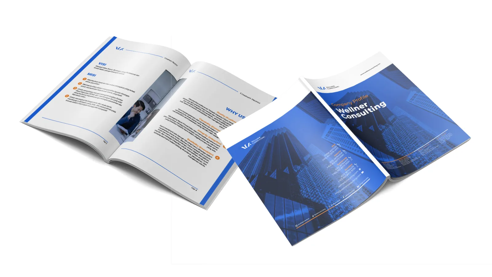 Company Profile Design — Wellner Consulting