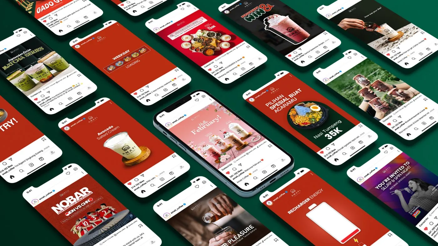 Sosial Media Content — Amati Coffee