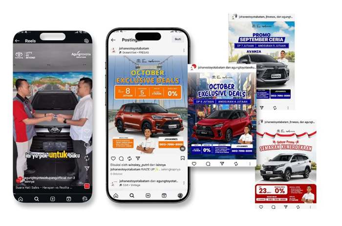 Sosial Media Content — Johanes Toyota Batam
